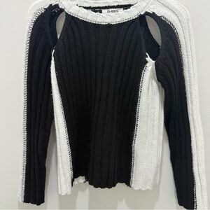 Black and White Women's Sweater